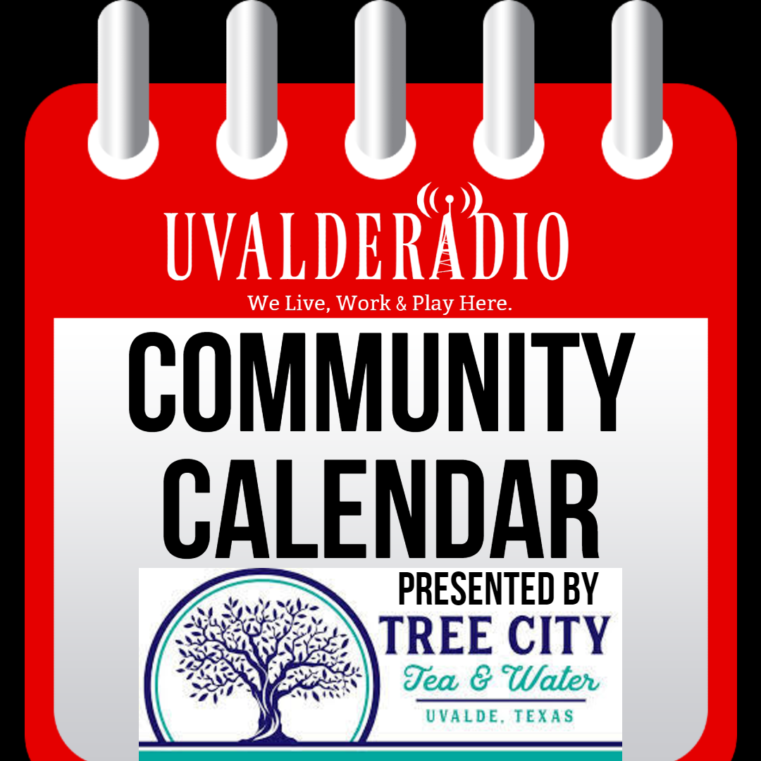 Art for Uvalde Area Community Calendar by Week of 10/03/22