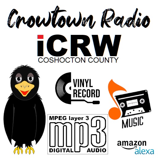 Art for Coshocton's Crowtown Radio! by ICRW 181.1 & 1811 OHIO, USA