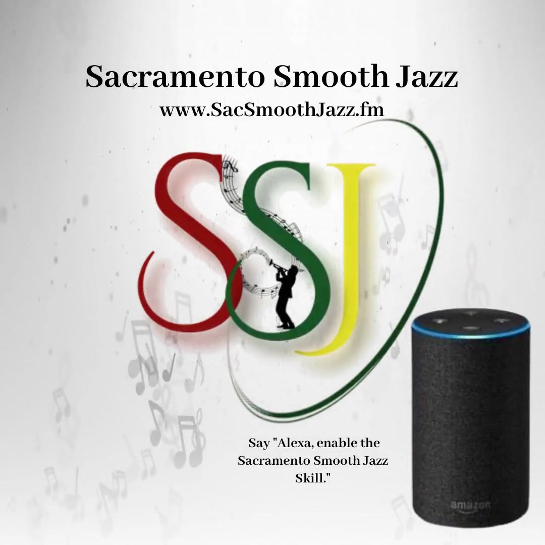 Art for "Alexa, enable the Sacramento Smooth Jazz Skill." by Alexa Promo