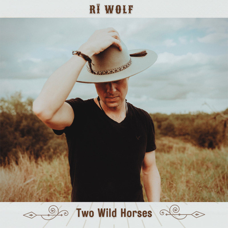 Art for Two Wild Horses by Ri Wolf