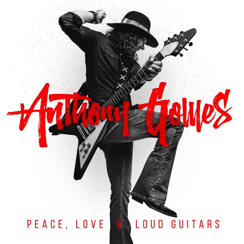 Art for Peace, Love & Loud Guitars by Anthony Gomes