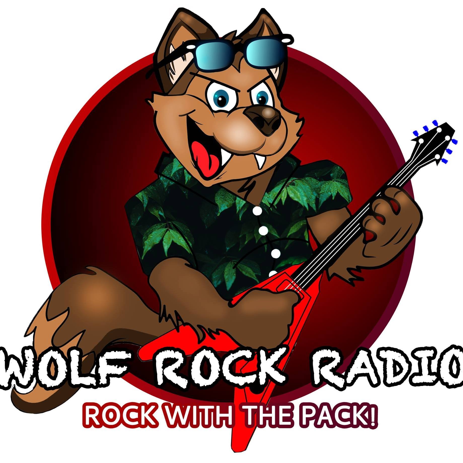 Art for Wolf Rock Radio Sweeper by Dylan Cruz