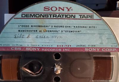 Art for WJST Jet Set Plays Sony Demonstration Reel To Reel Tapes! by On The Teac X-1000R Tape Deck!