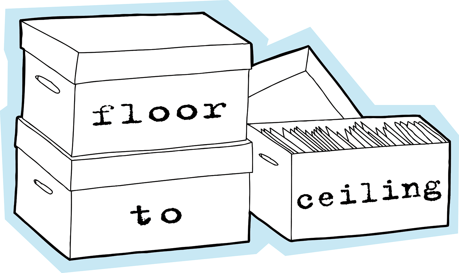 floor to ceiling logo