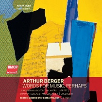 Art for Words for Music, Perhaps - III. Girl's Song by Arthur Berger by Krista River, mezzo-soprano