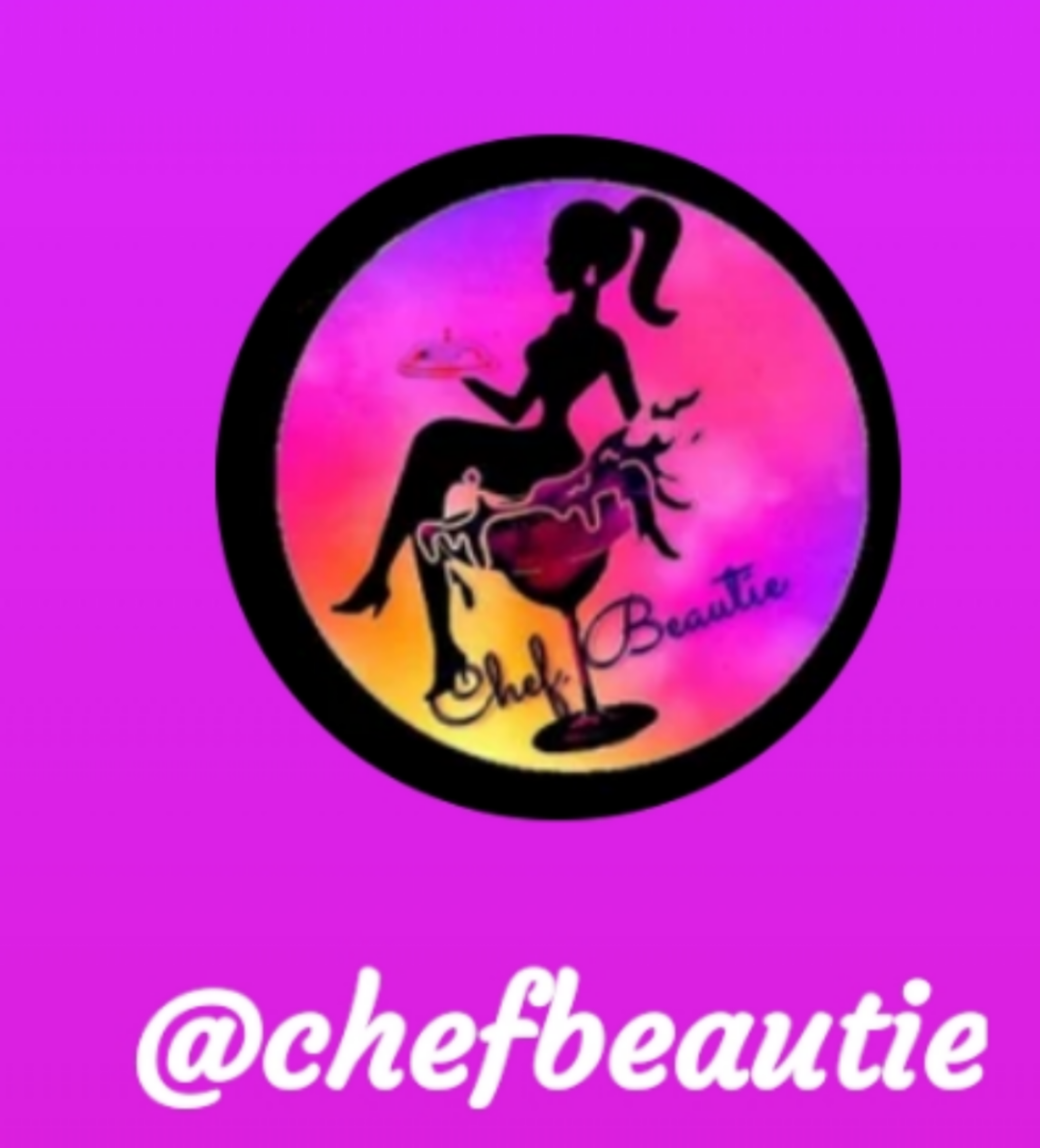 Art for Chef Beautie Catering by IG: @chefbeautie
