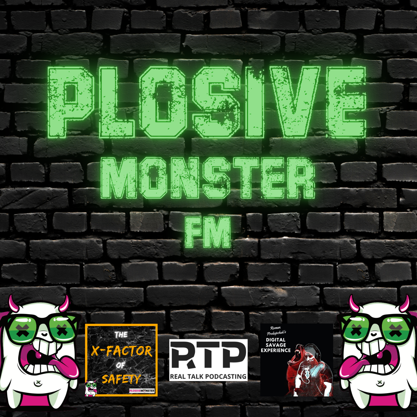Plosive Monster FM logo