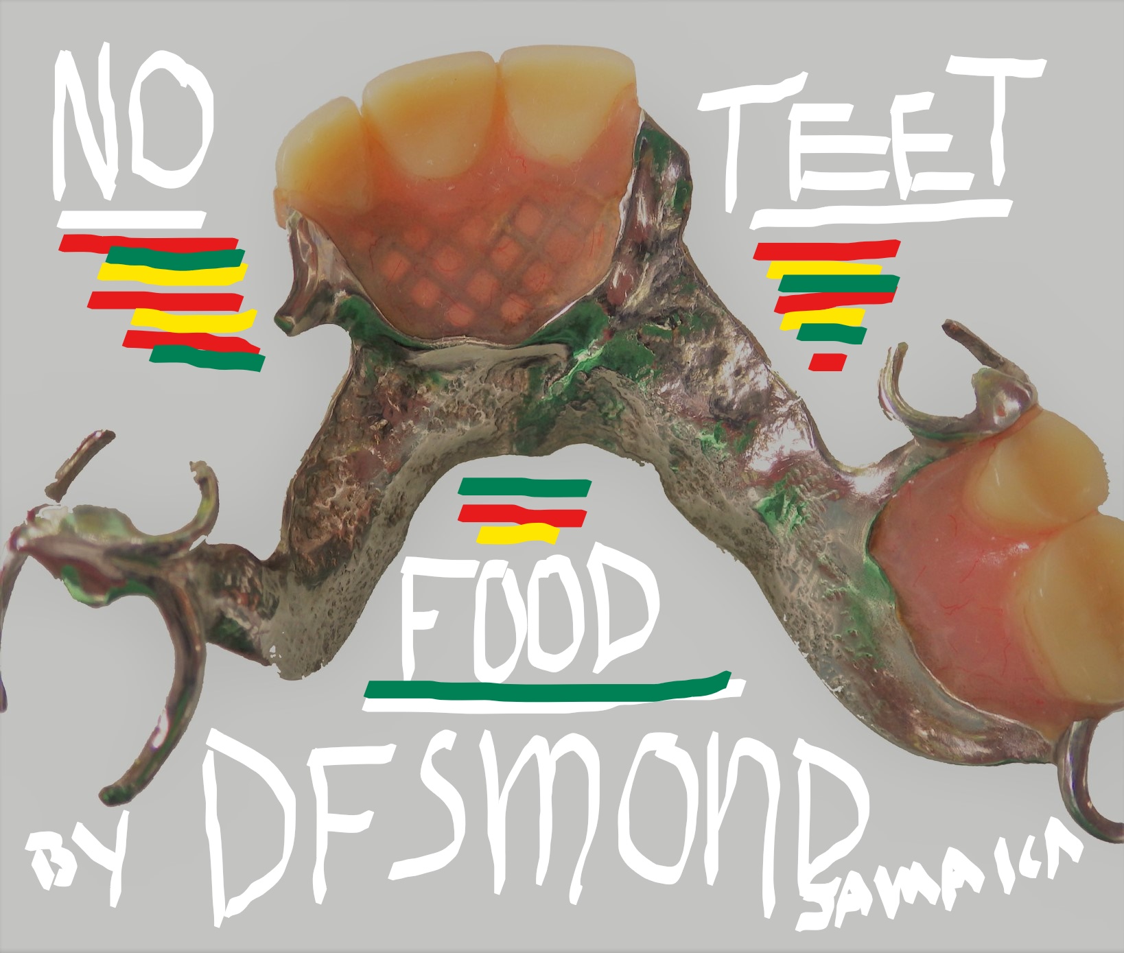 Art for No Teet Food (Dentures Gwana Way) by Jamaican Space Captain Desmond