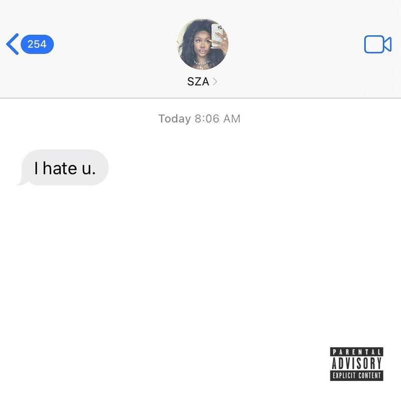 Art for I Hate U by SZA