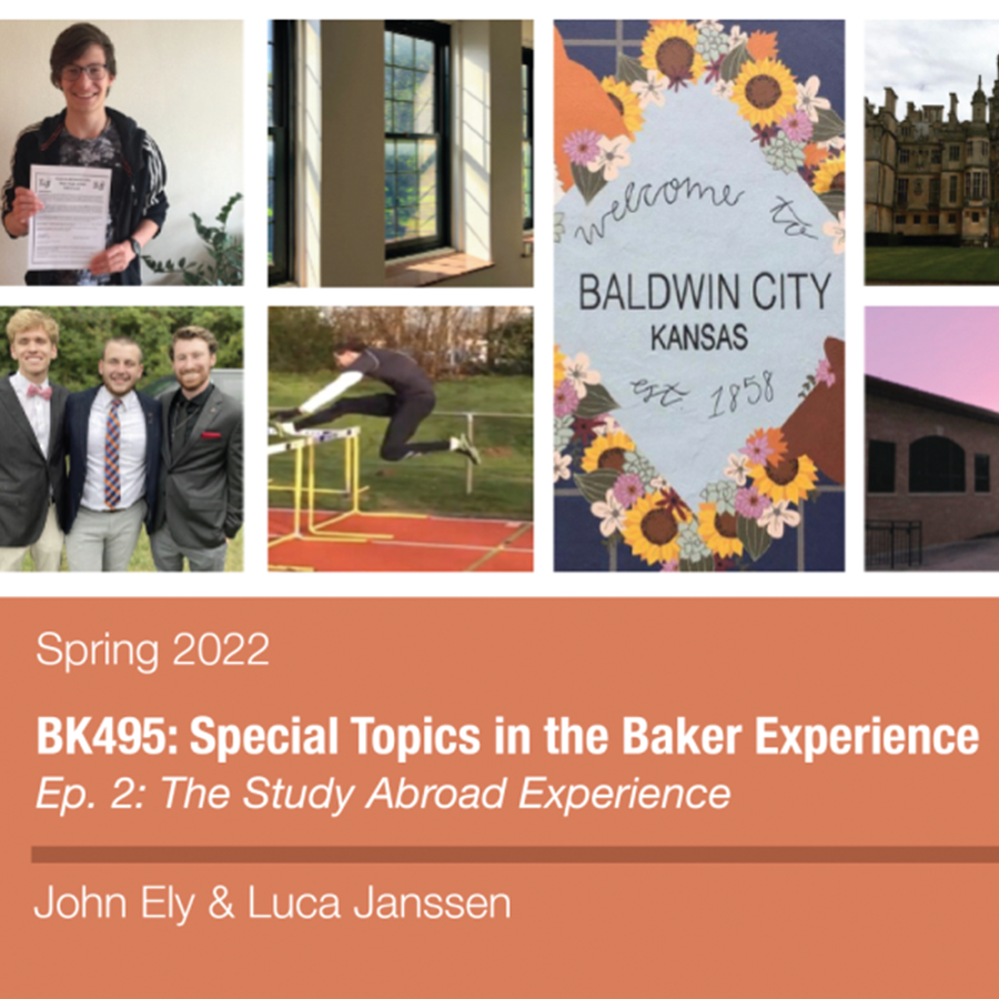 Art for BK495: Special Topics in the Baker Experience - Episode 2 - The Study Abroad Experience by Luca Janssen and John Ely