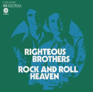Art for Rock And Roll Heaven  # 3 1974 by Righteous Brothers 