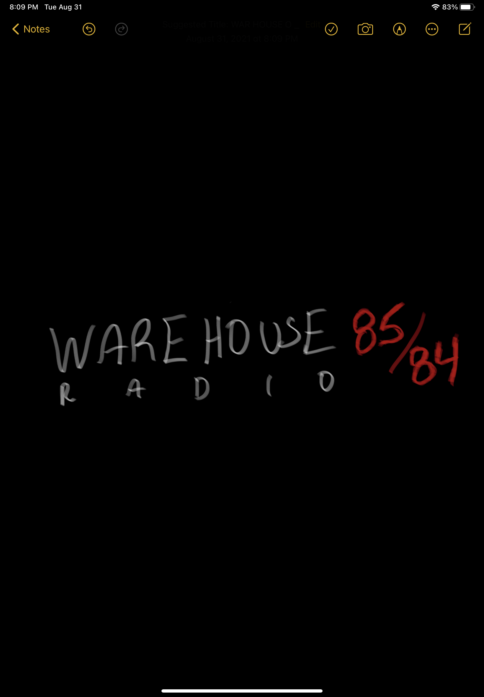 WareHouse 85/84 Radio logo