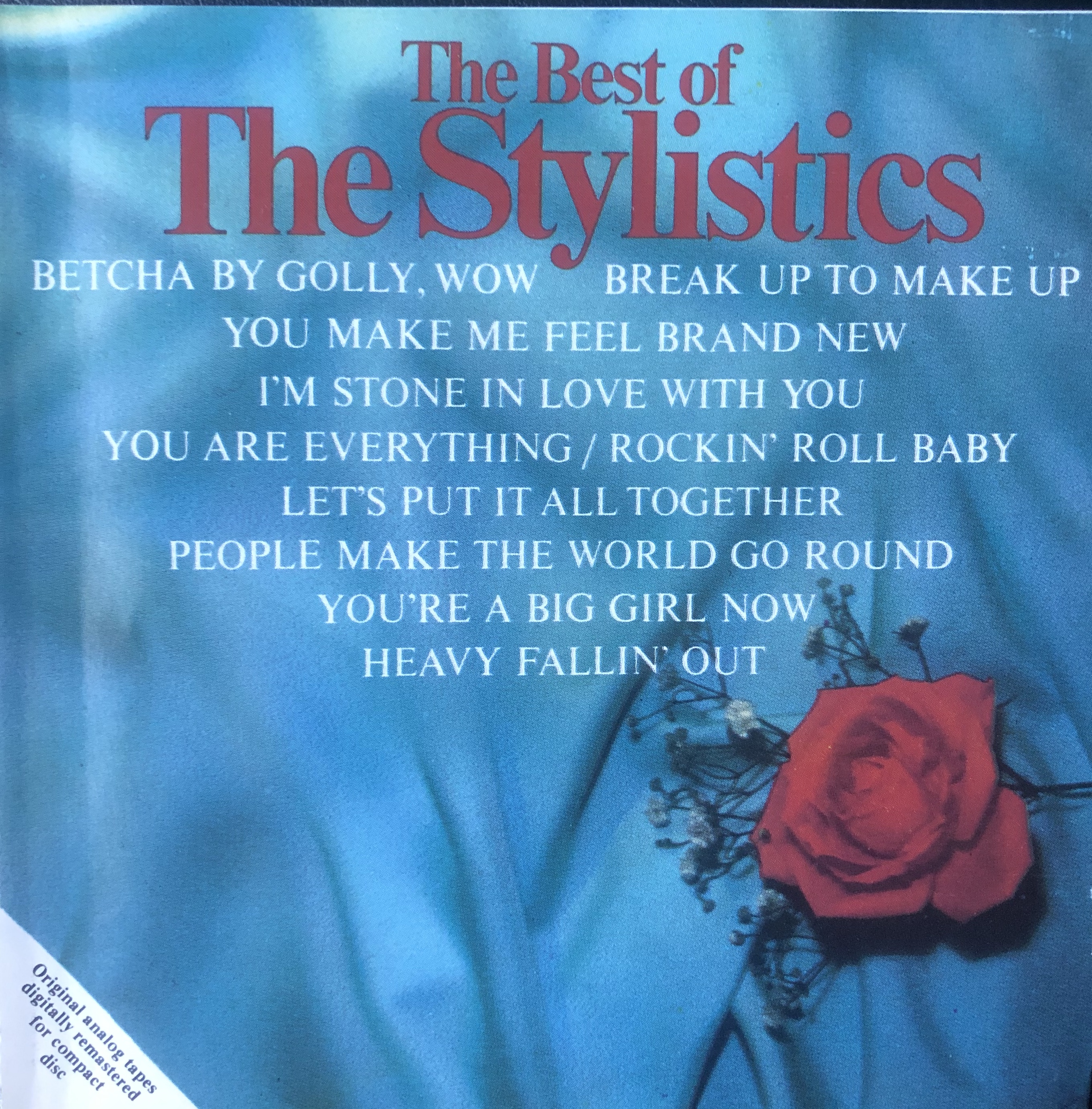 Art for You Make Me Feel Brand New by The Stylistics