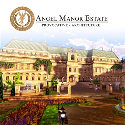 Art for visit https://angelmanor.org for details by Angel Manor: a cultural mecca in Second Life