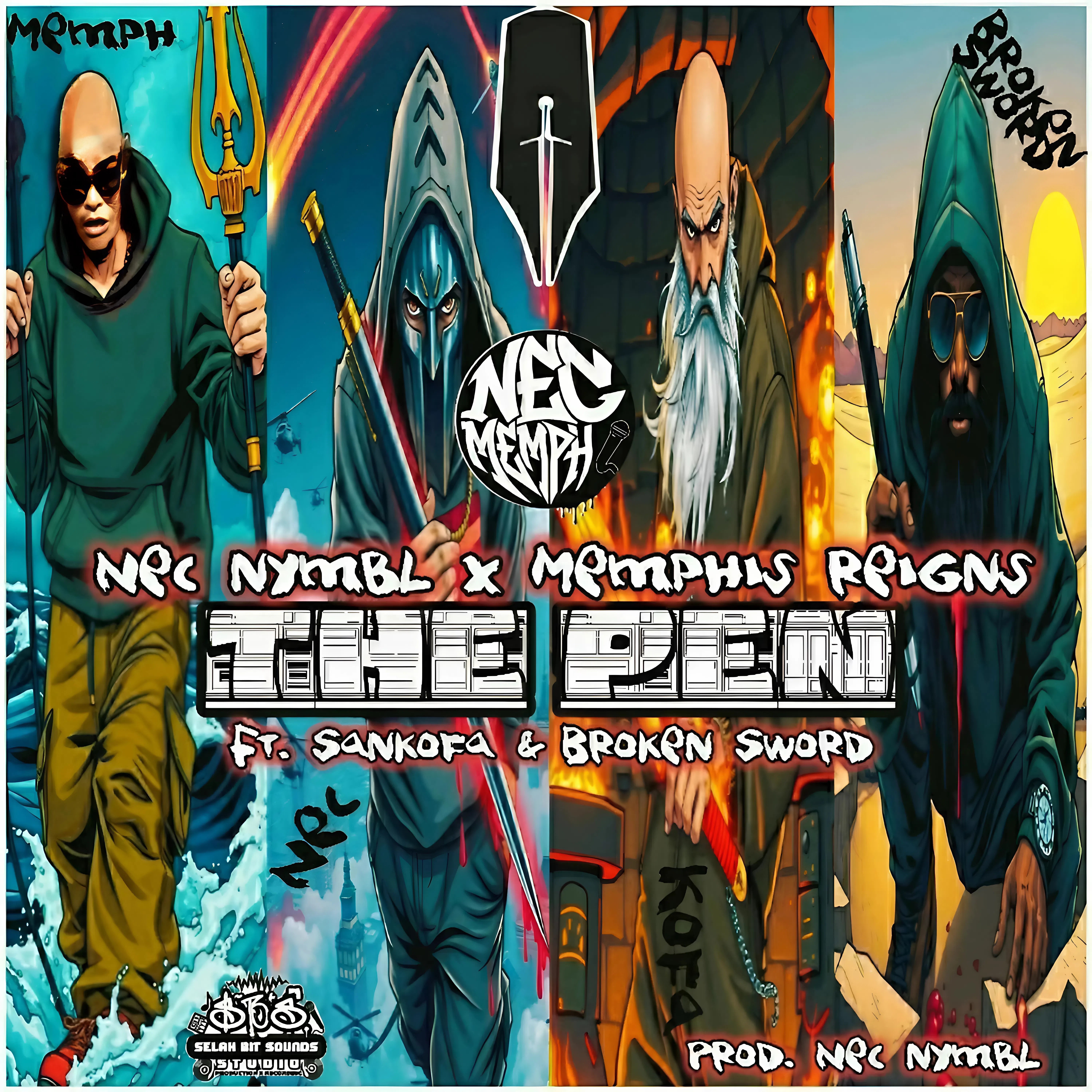 Nec Nymbl x Memphis Reigns  ft. Sankofa & Broken Sword - The Pen