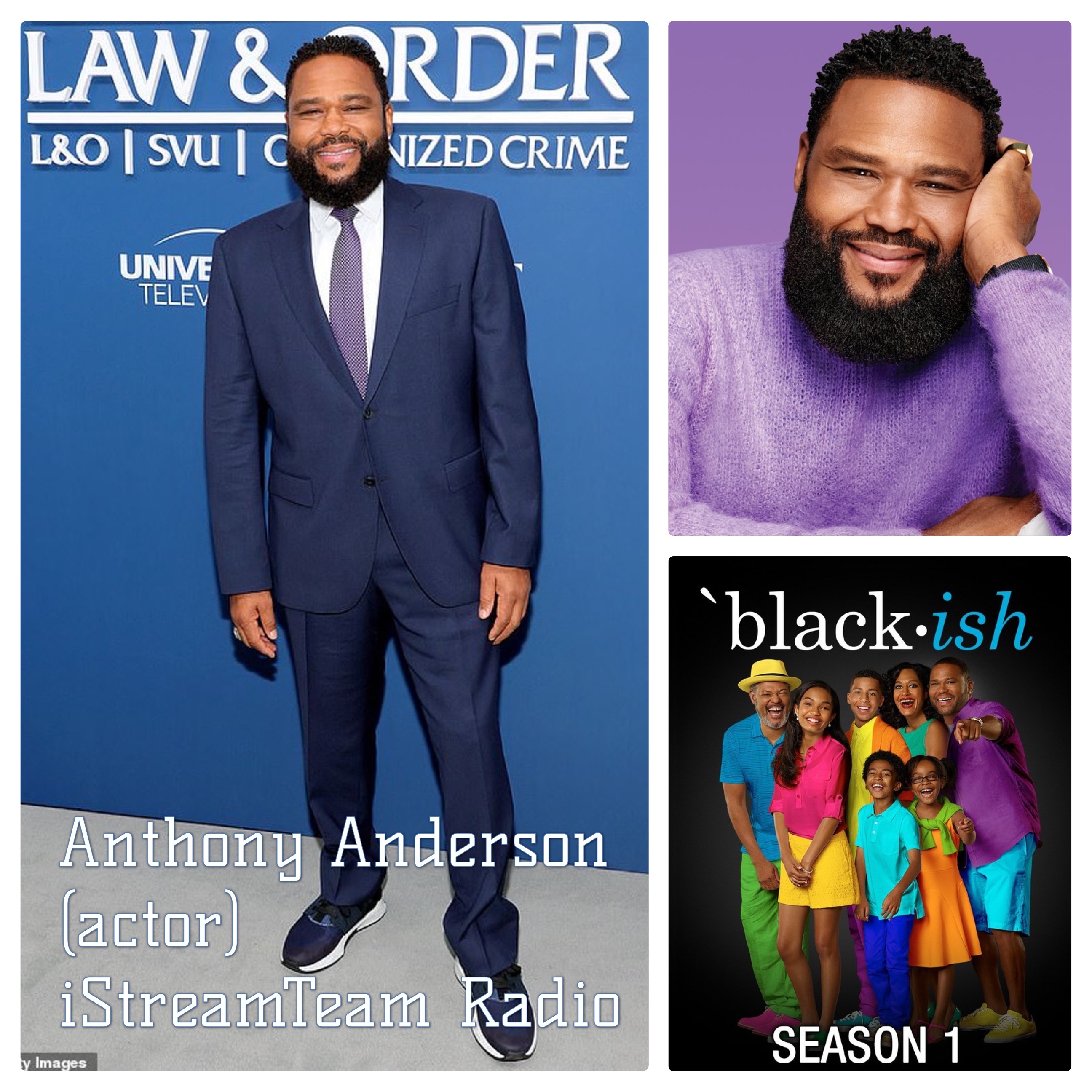 Art for Anthony Anderson - iStreamTeam Radio Drop by Anthony Anderson - Actor (Blackish) (Law & Order)