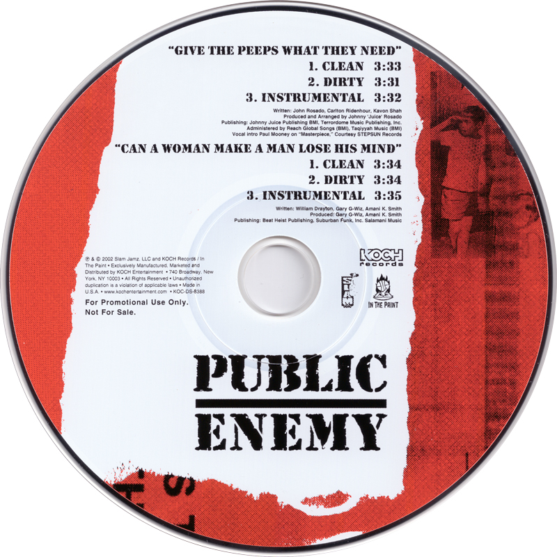 Art for Give The Peeps What They Need (Instrumental) by Public Enemy