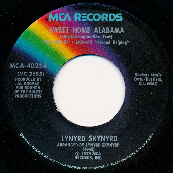 Art for Sweet Home Alabama by Lynyrd Skynyrd