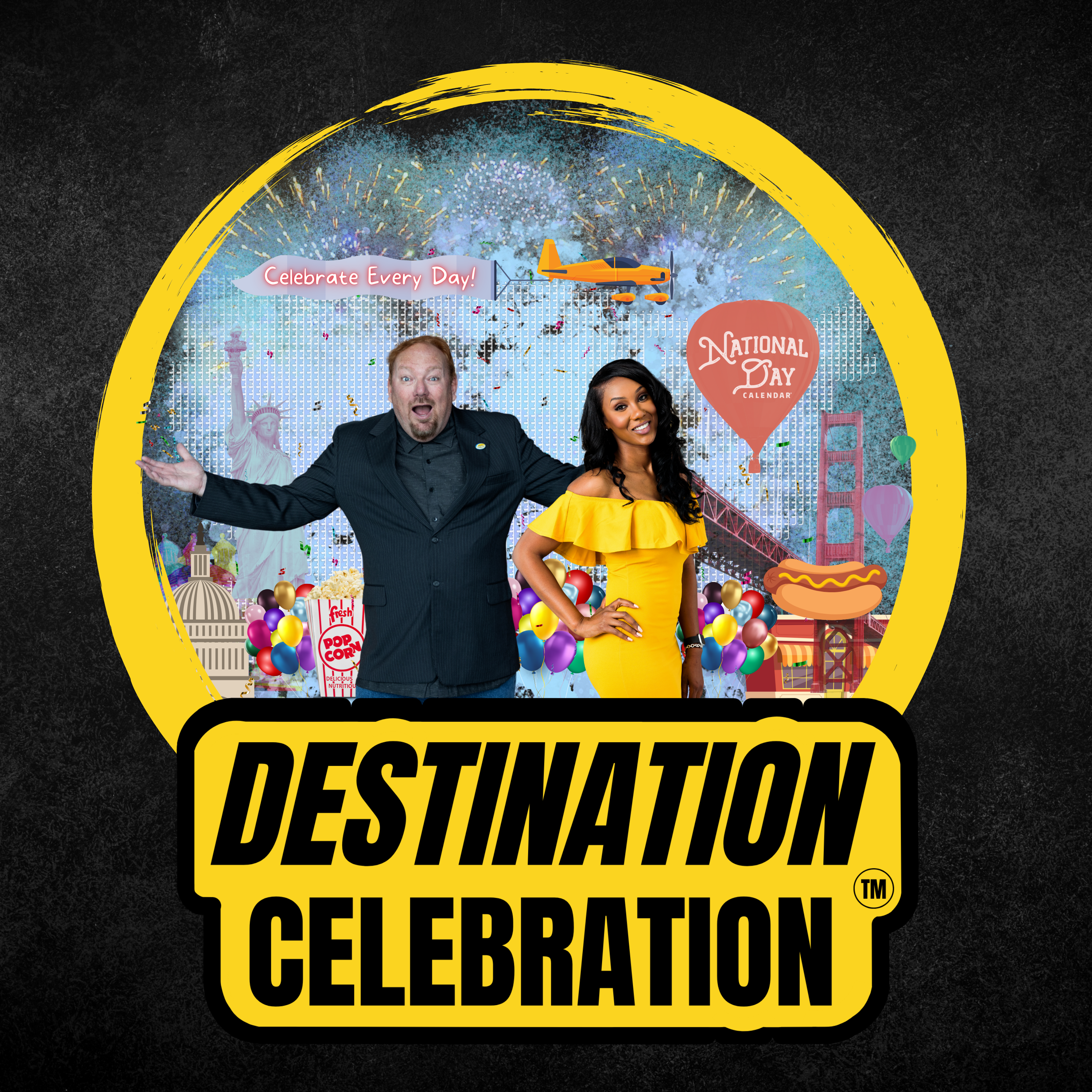 Art for Destination Celebration December 1, 2023 by National Day Calendar