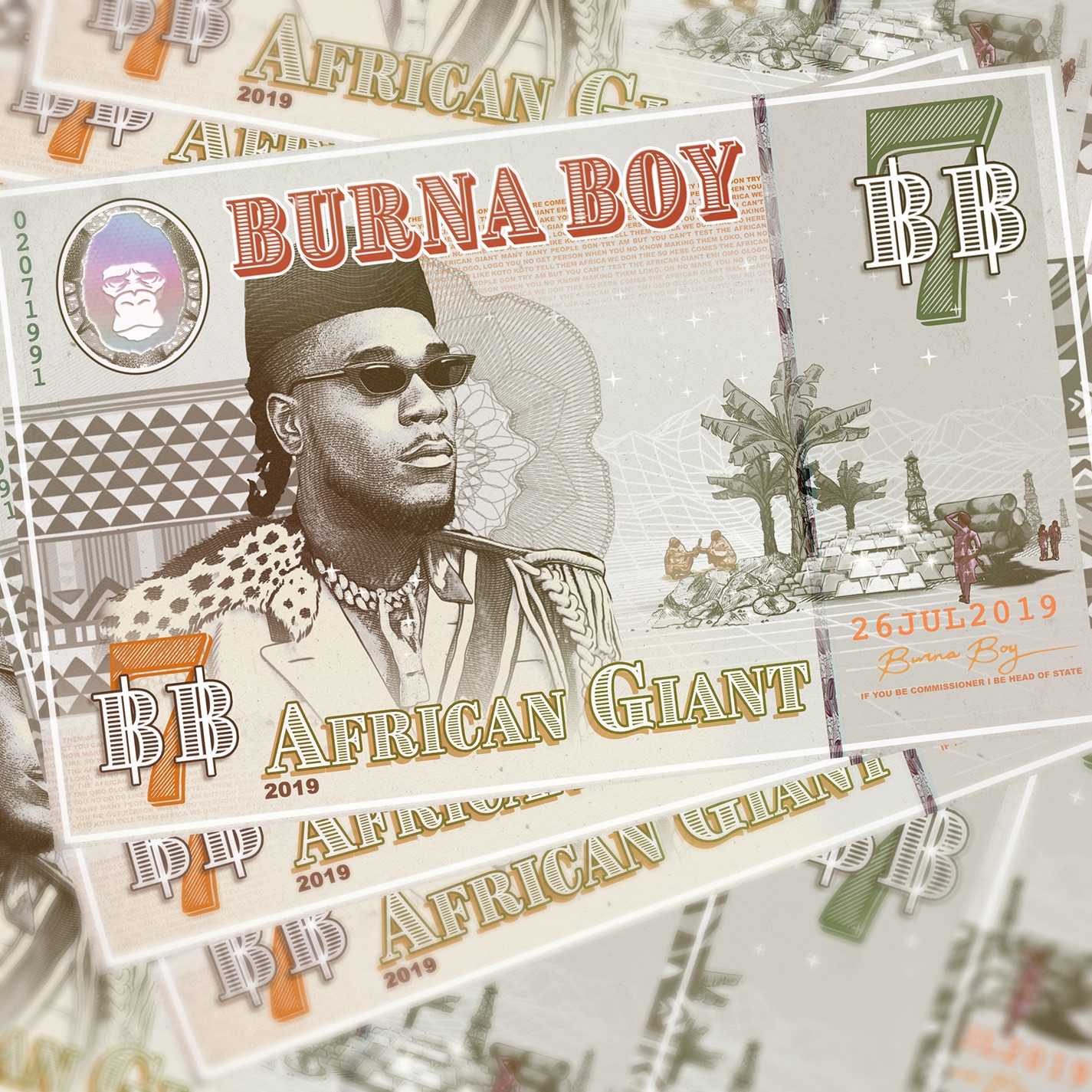 Art for African Giant by Burna Boy