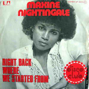 Art for Right Back Where We Started From by Maxine Nightingale