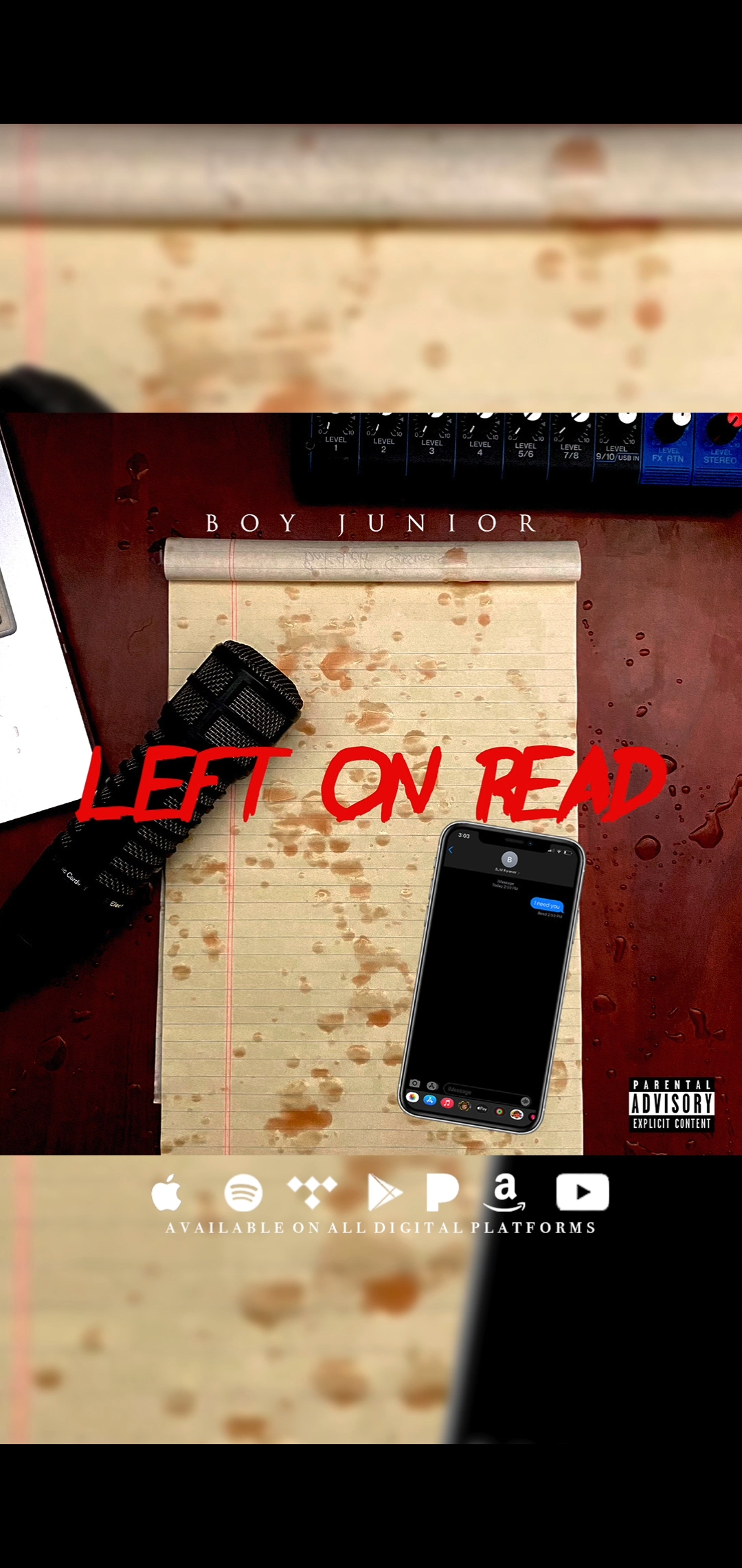 Art for Left on Read Radio Promo Version by Boy Junior