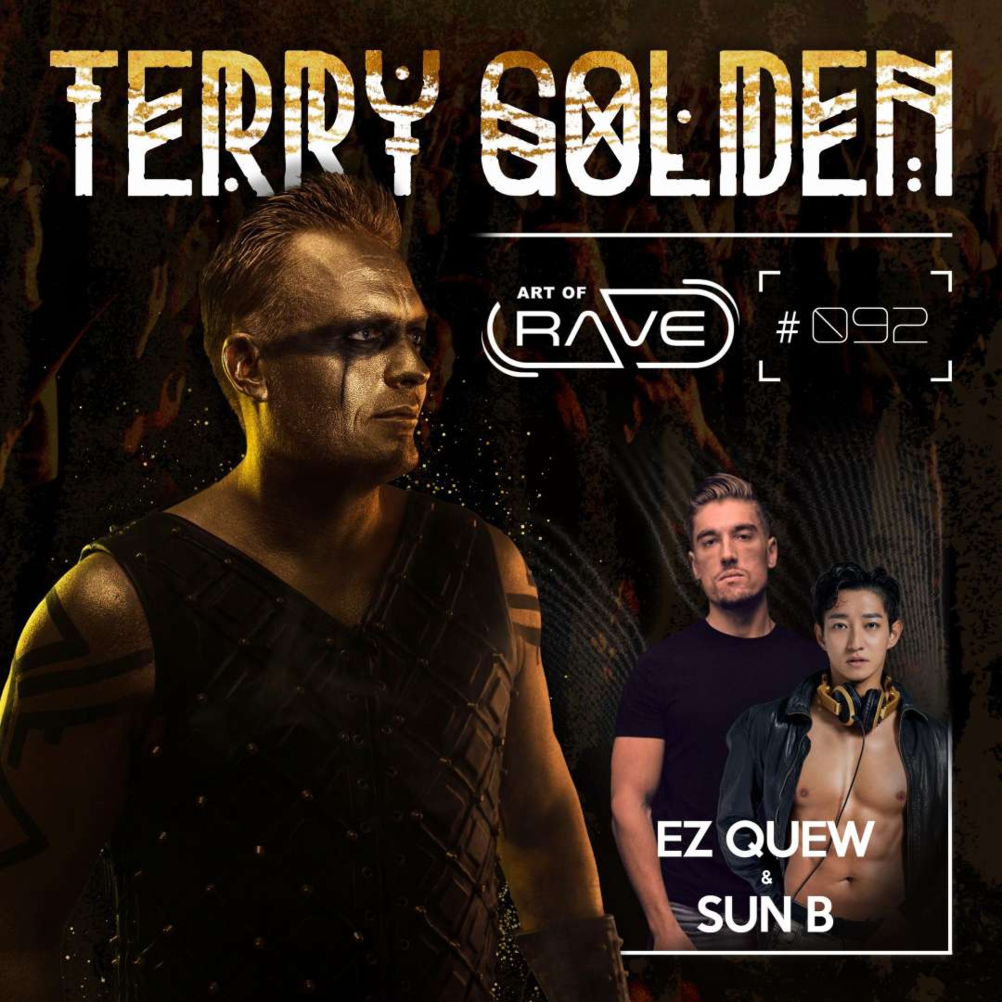Art for Terry Golden Art Of Rave #92 with Ez Quew & Sun B by Terry Golden with Ez Quew & Sun B