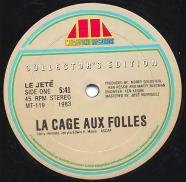 Art for La Cage Aux Folles by Le Jeté