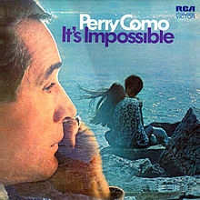 Art for It's Impossible by Perry Como
