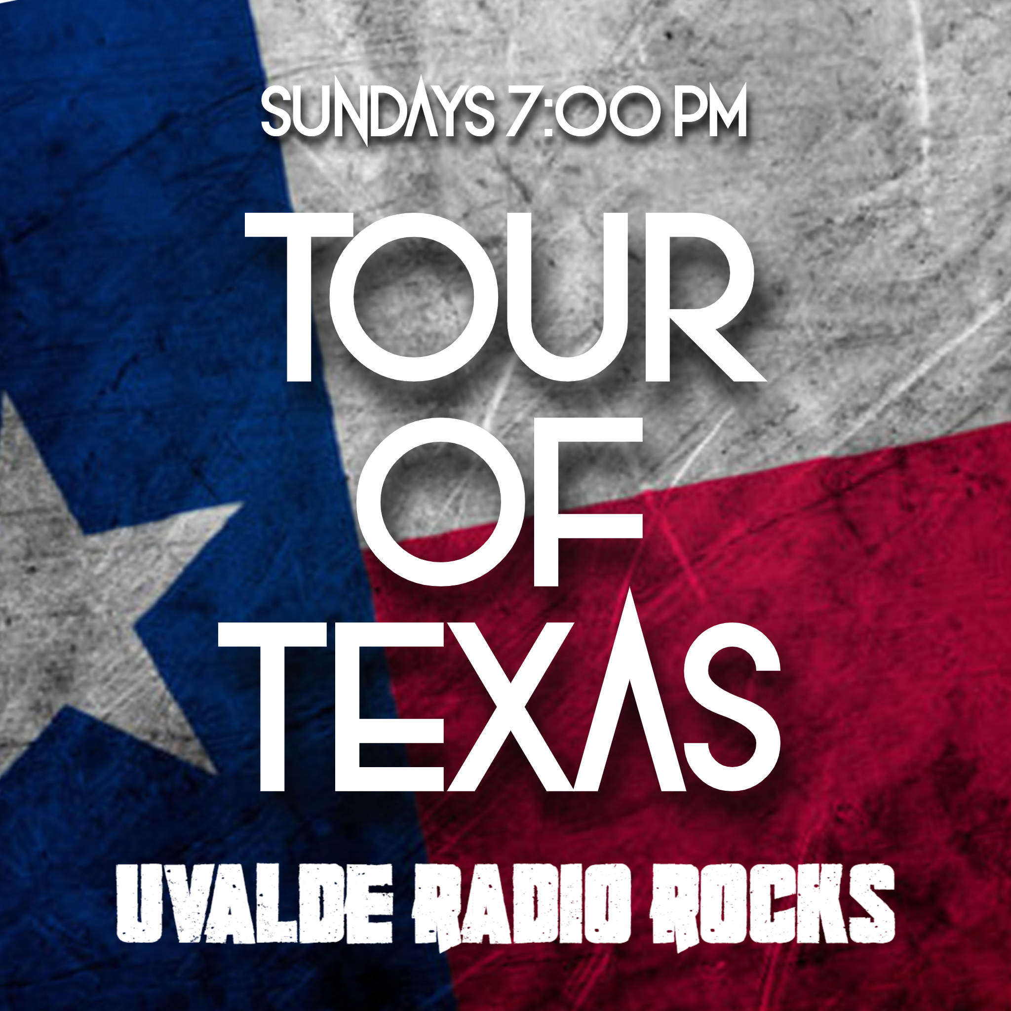 Art for Tour of Texas Promo by Sundays 7 pm