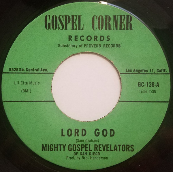 Art for Lord God by Mighty Gospel Revelators of San Diego
