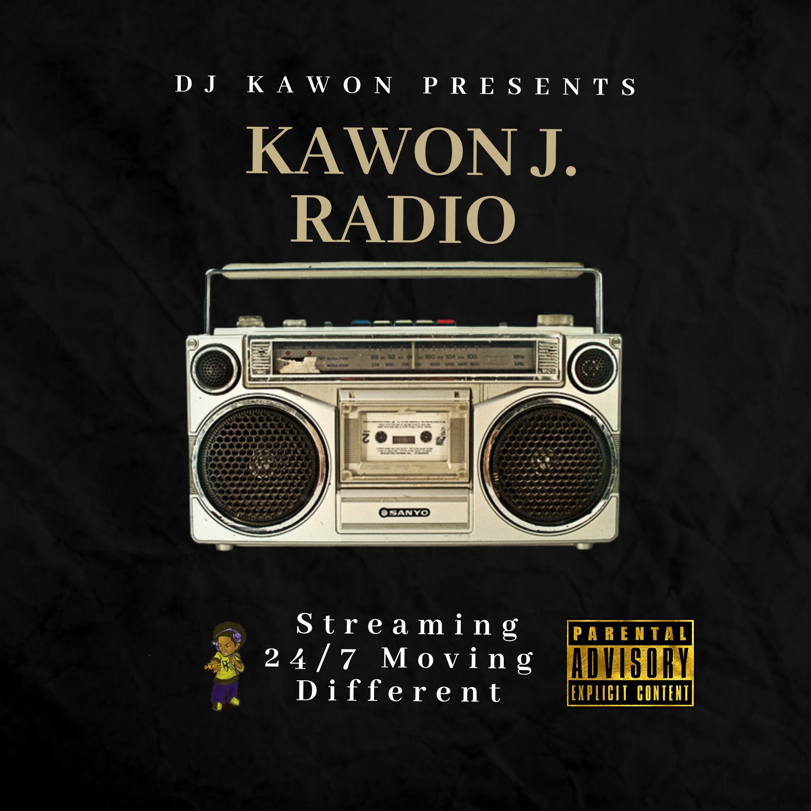 Art for DJ Kawon Drop-WE MOVE DIFFERENT by EDDAV