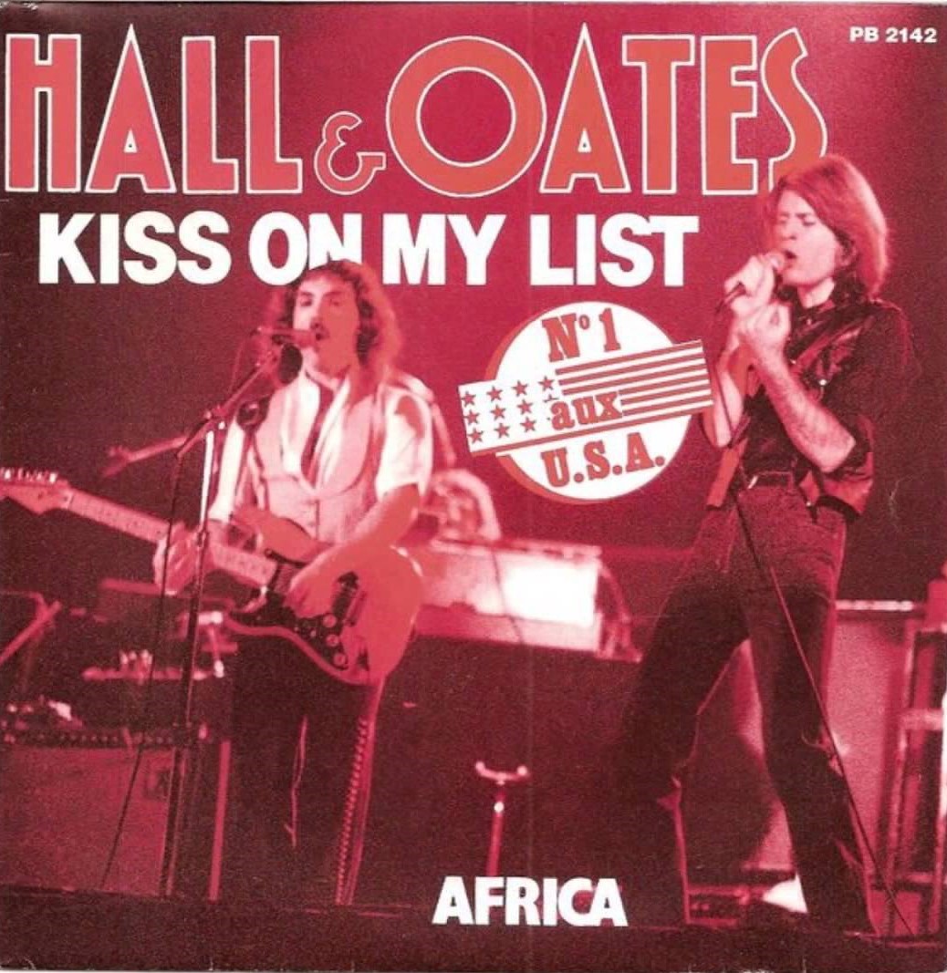 Art for Kiss On My List by Hall & Oates