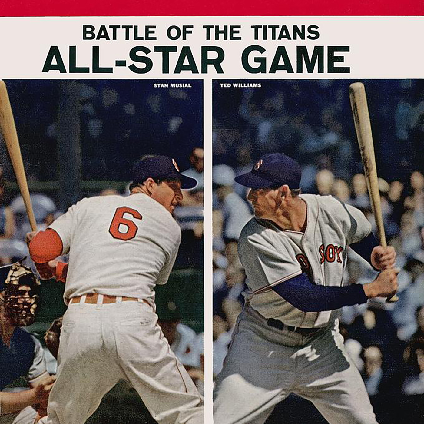 Art for 1957 All-Star Game by Major League Baseball