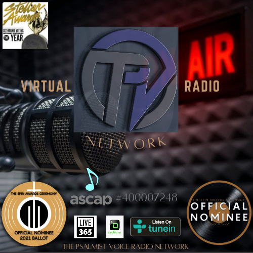 The Psalmist Voice Radio Network logo