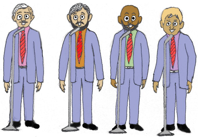 Mens Quartets Online Radio mensquartets. logo