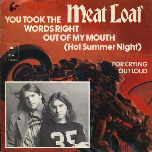 Art for You Took The Words Right Out Of My Mouth by Meatloaf