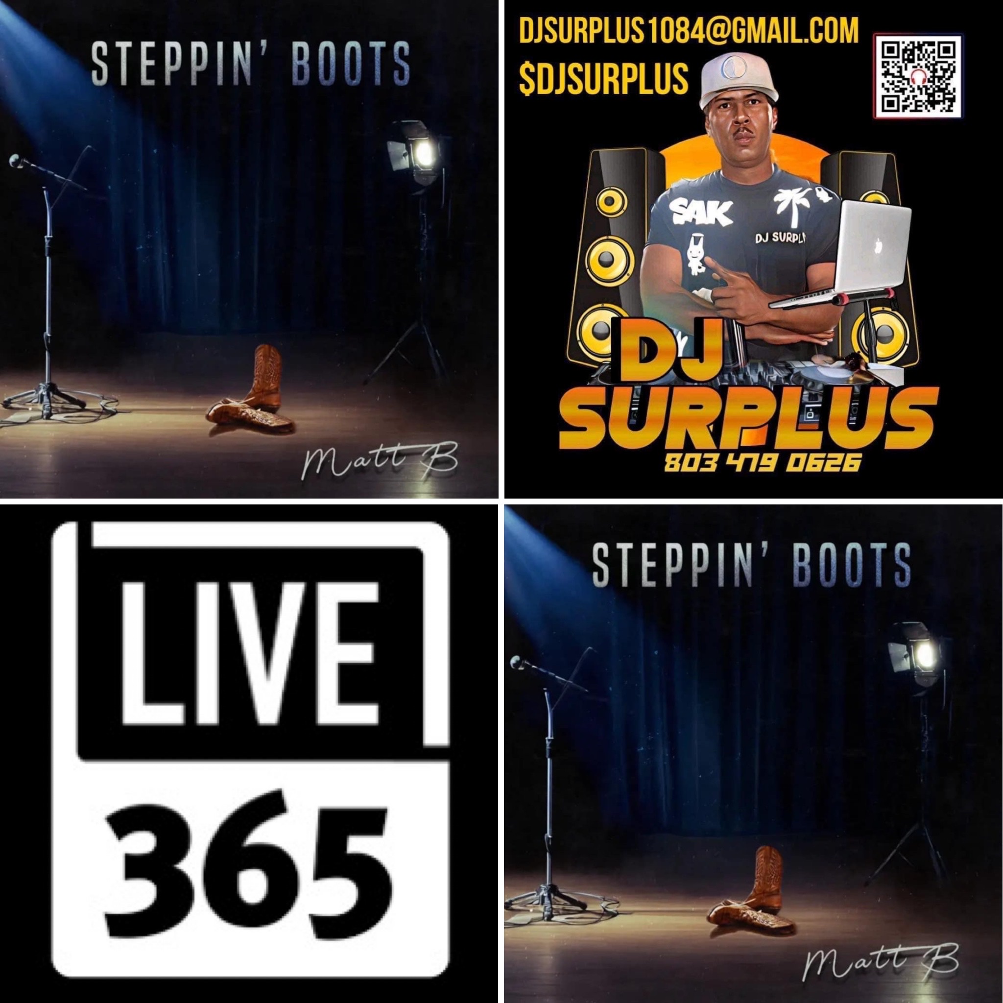 Artwork for matt b x steppin boots