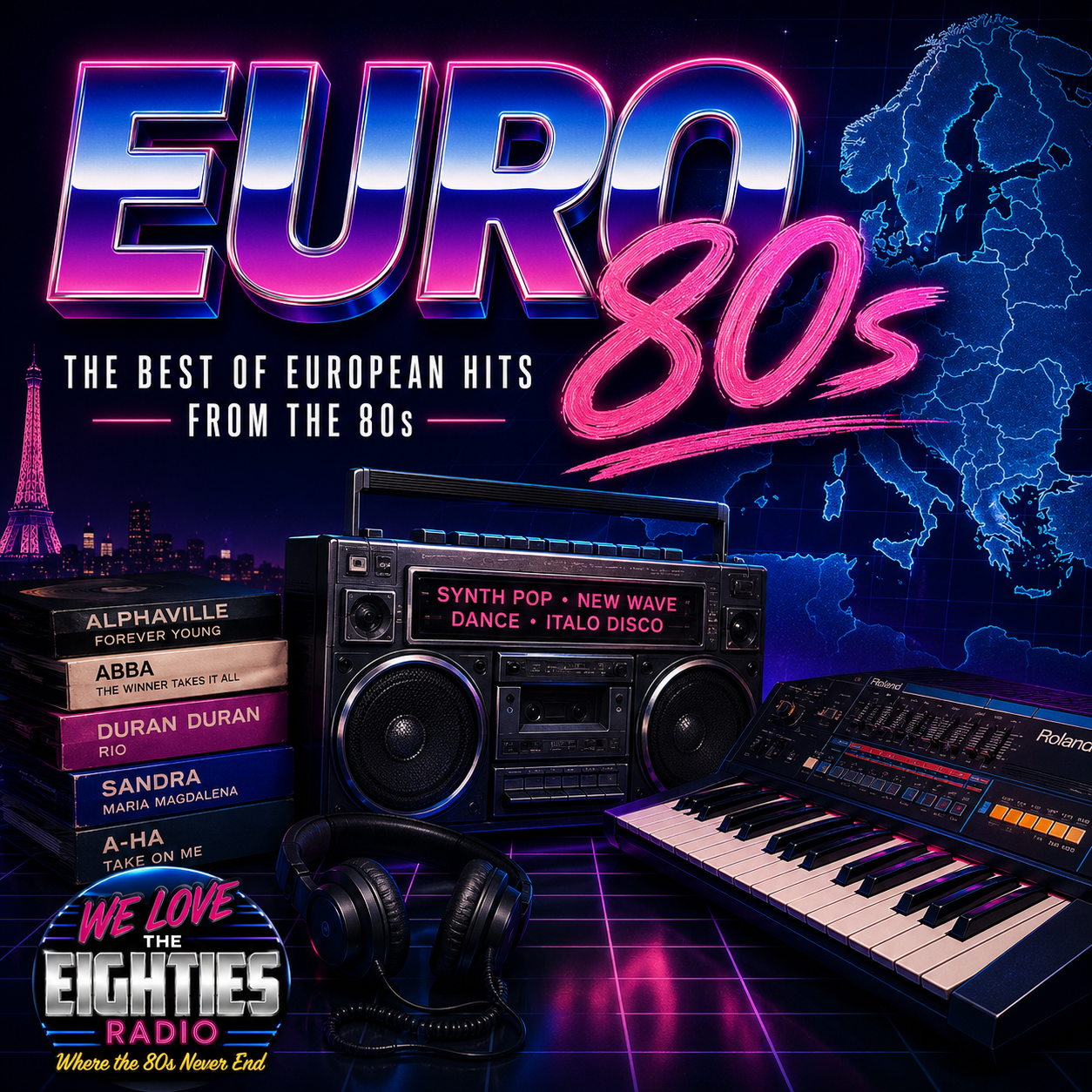 Artwork for Euro 80s | The European Sound