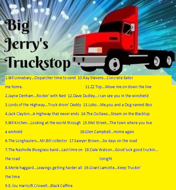 Art for Big Jerrys Truckstop Radio Show by Big Jerry