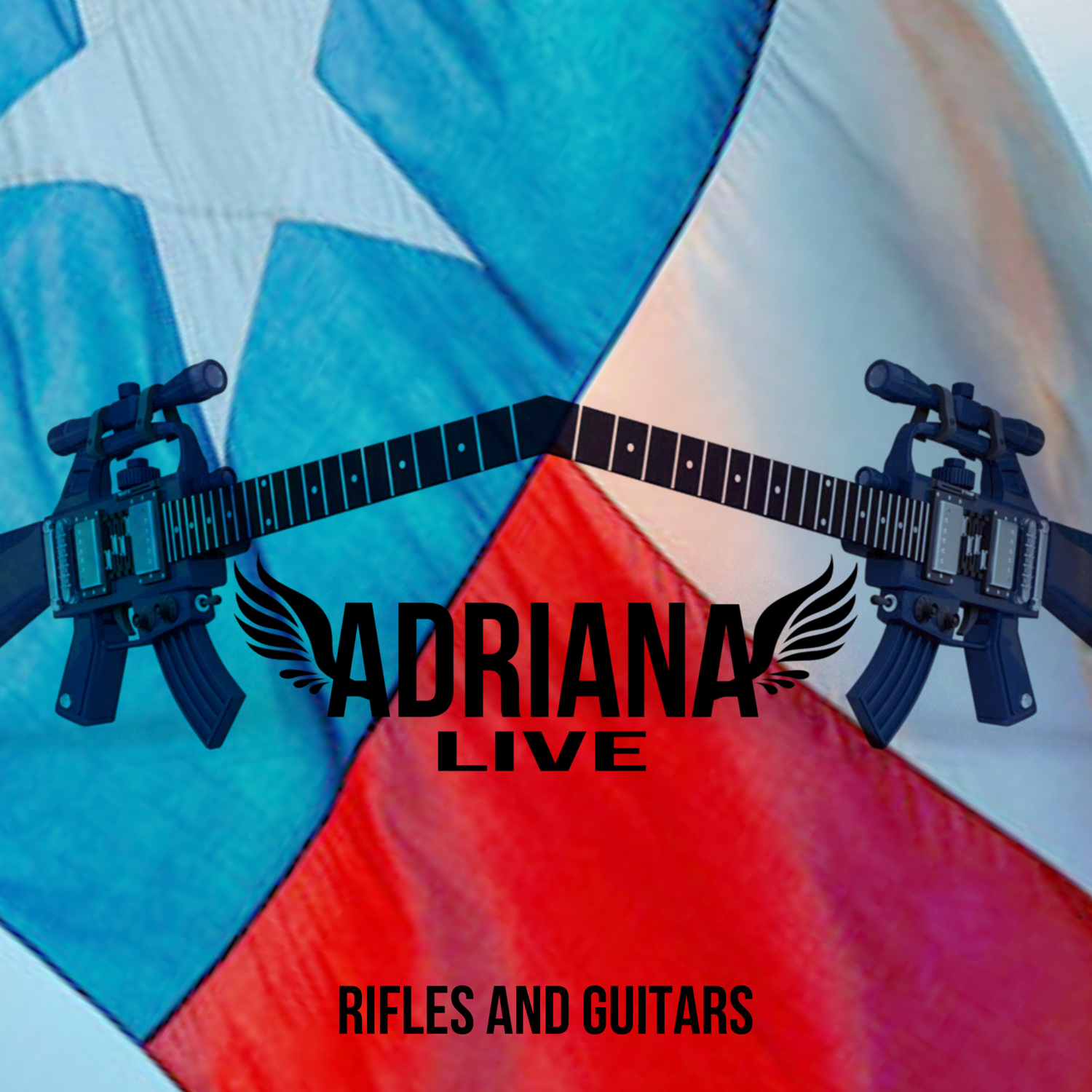 Art for Rifles and Guitars by Adriana Live