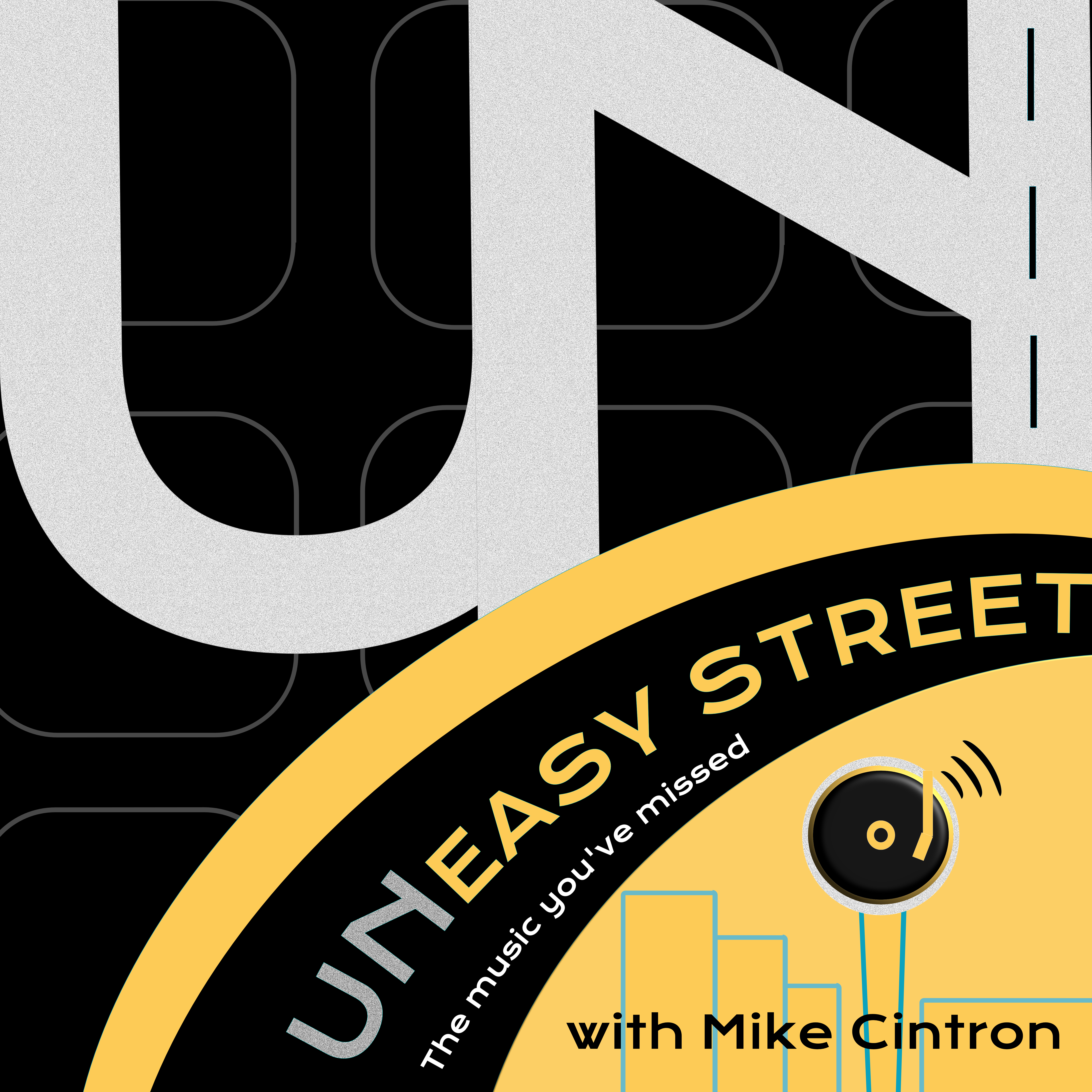 Art for UNeasy Street Radio by Mike Cintron