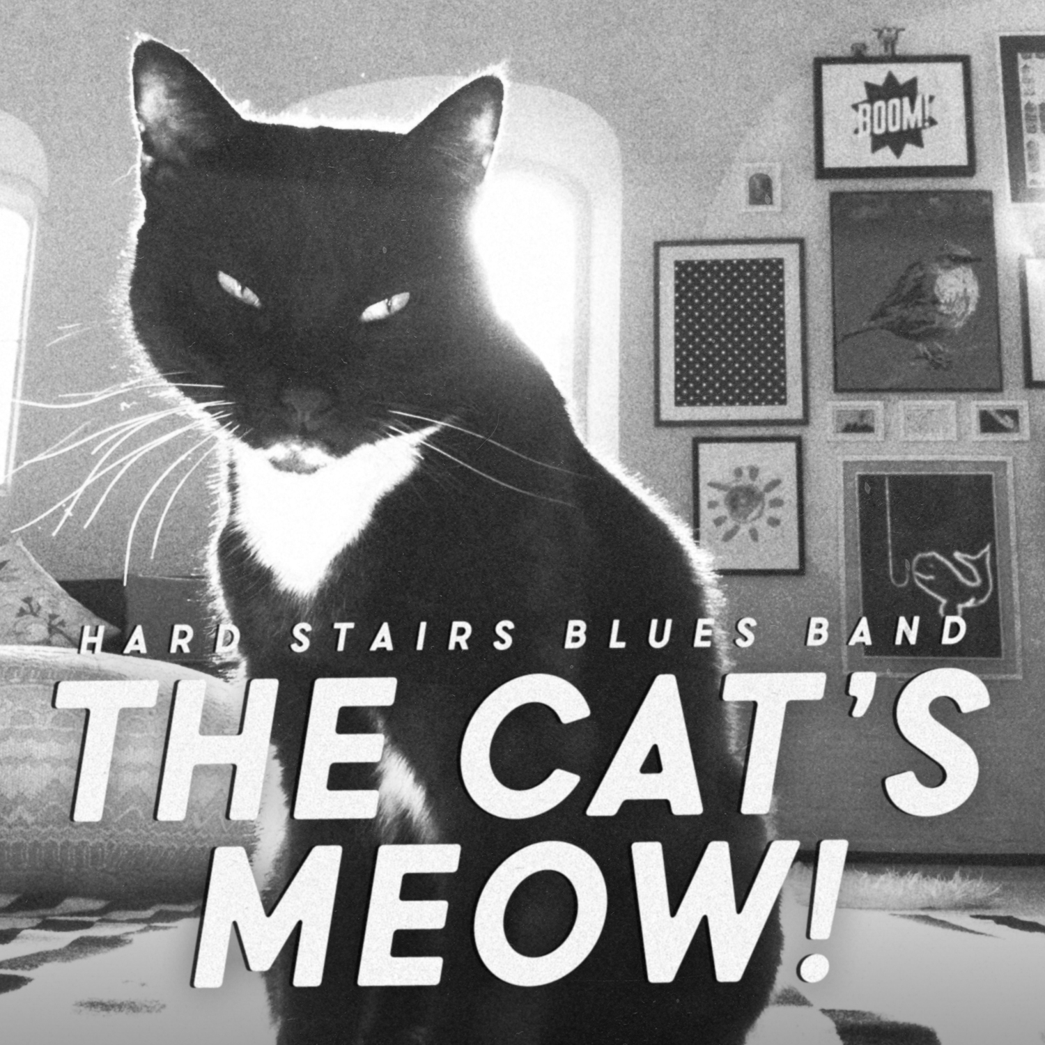 Art for Cat's Meow LP Promo Hard Stairs by Martin J Hard Stairs