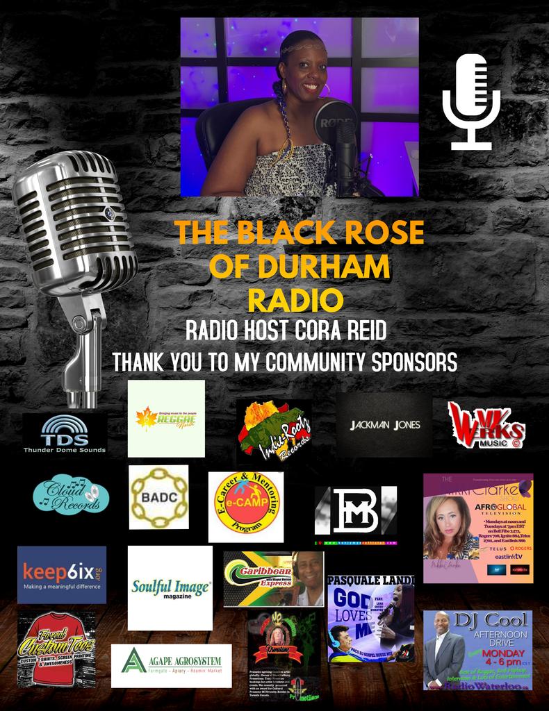 The Black Rose of Durham Radio Show logo