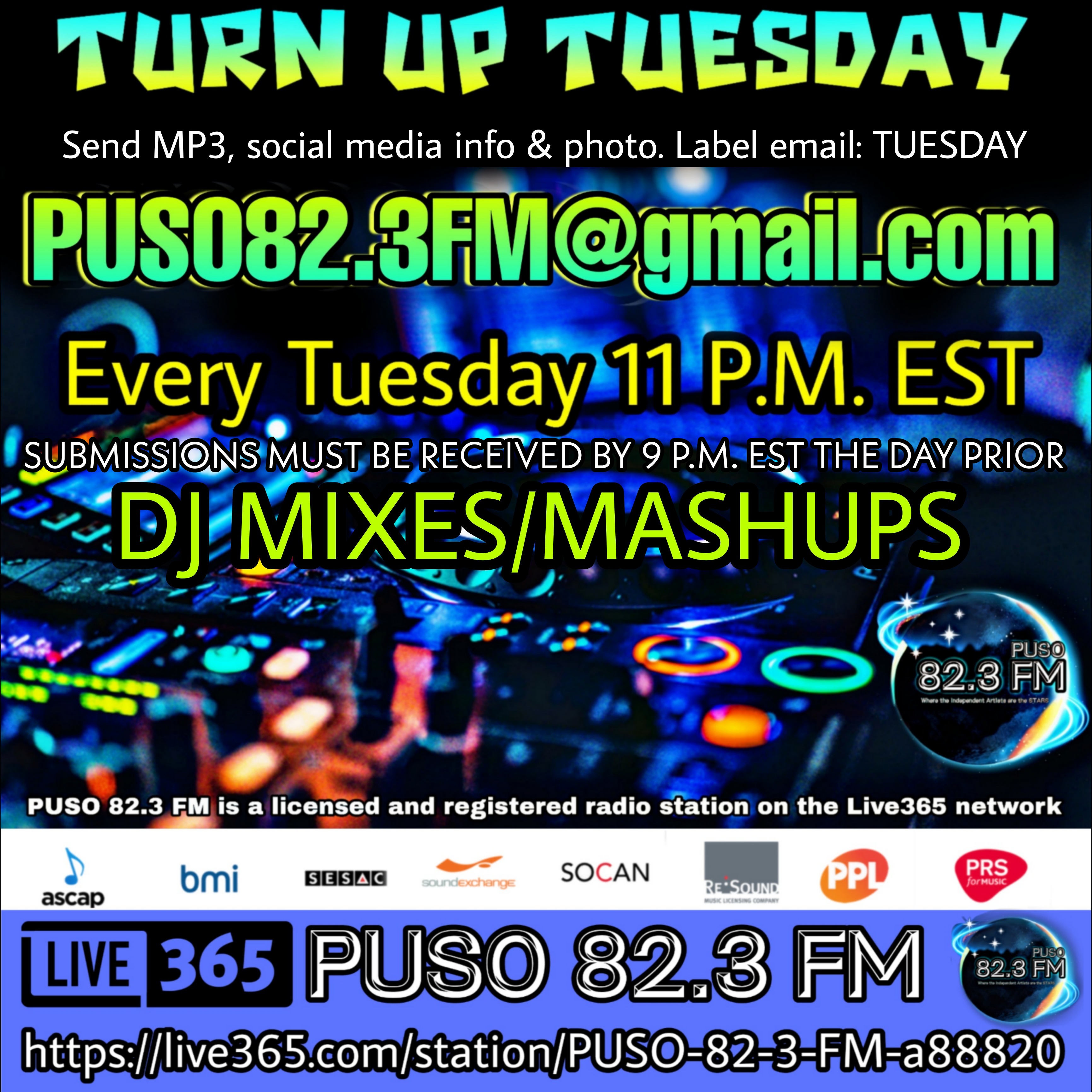 Art for TURN UP TUESDAY by Station ID