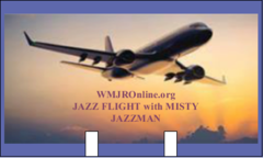 WMJROnline JazzFlight with Misty Jazzman logo