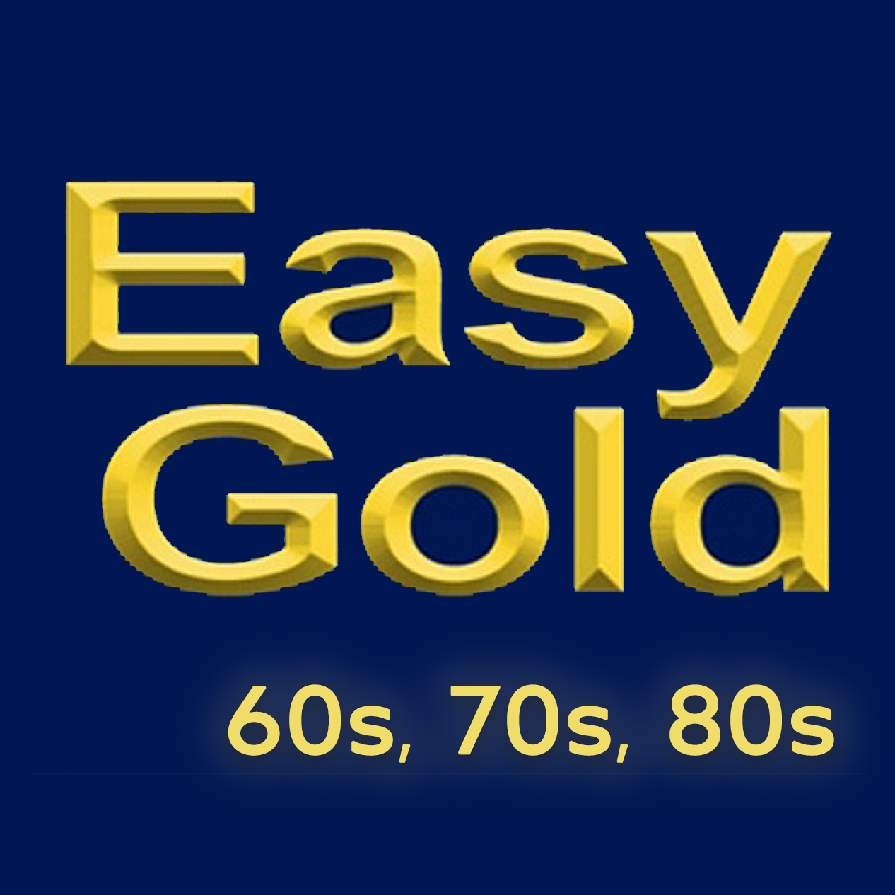 60s 70s 80s Easy Gold logo