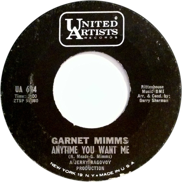 Art for Anytime You Want Me by Garnet Mimms
