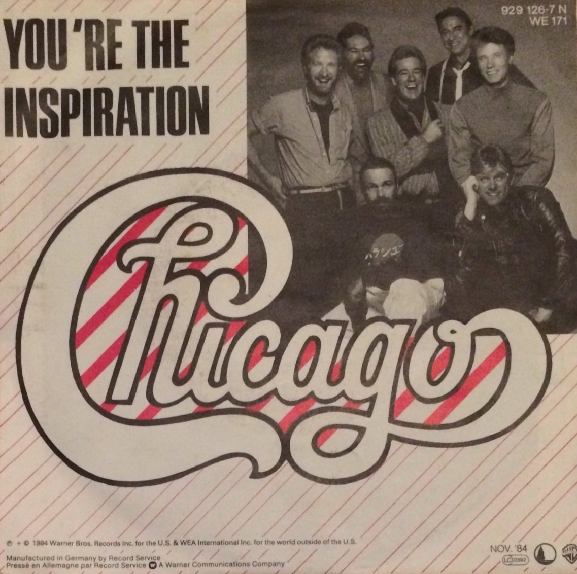 Art for YOU'RE THE INSPIRATION by Chicago