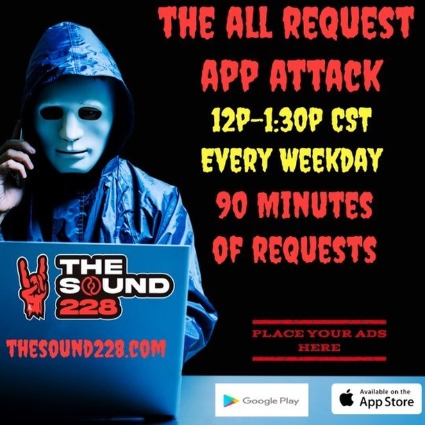 Art for The Sound 228 brings you the All Request App Attack Download the app 1 by Promo